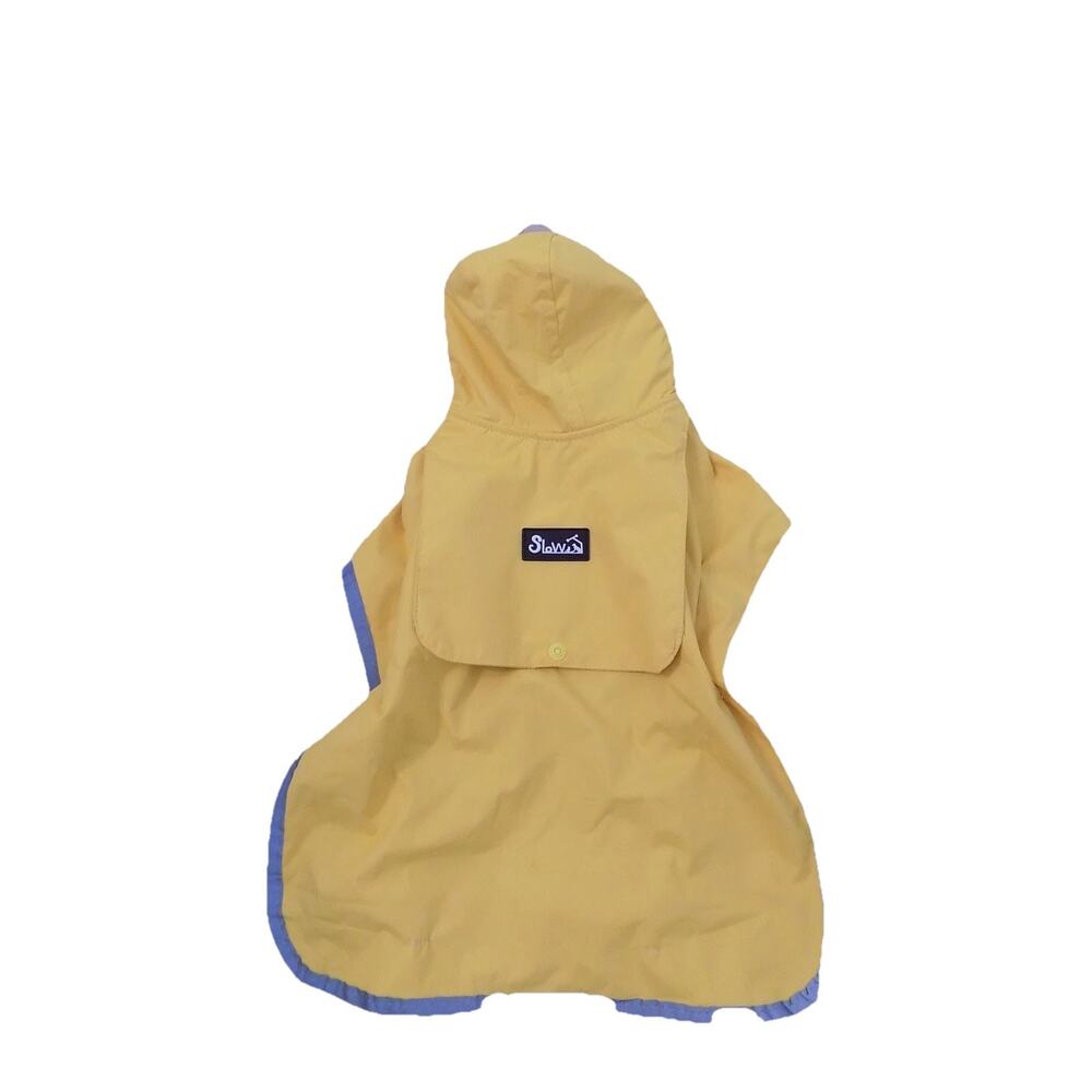 SlowTon dog raincoat hooded poncho size XS-S - Picture 2 of 5